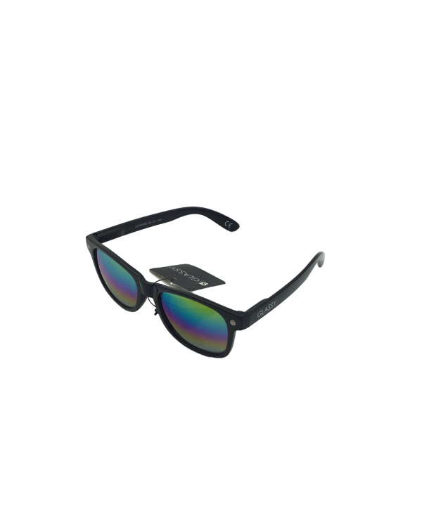 GLASSY | Leonard | Gloss Black / Rainbow lenses