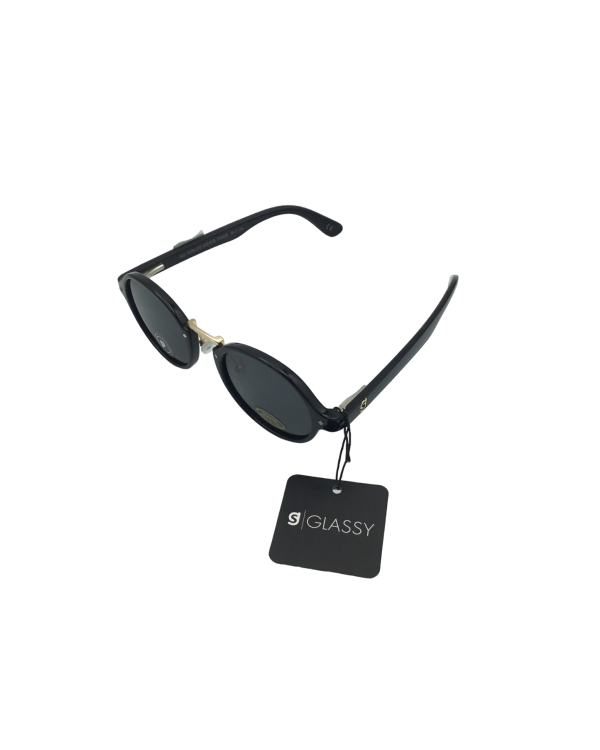 GLASSY | Prod Premium Polarized | Black/Gold Sunglasses