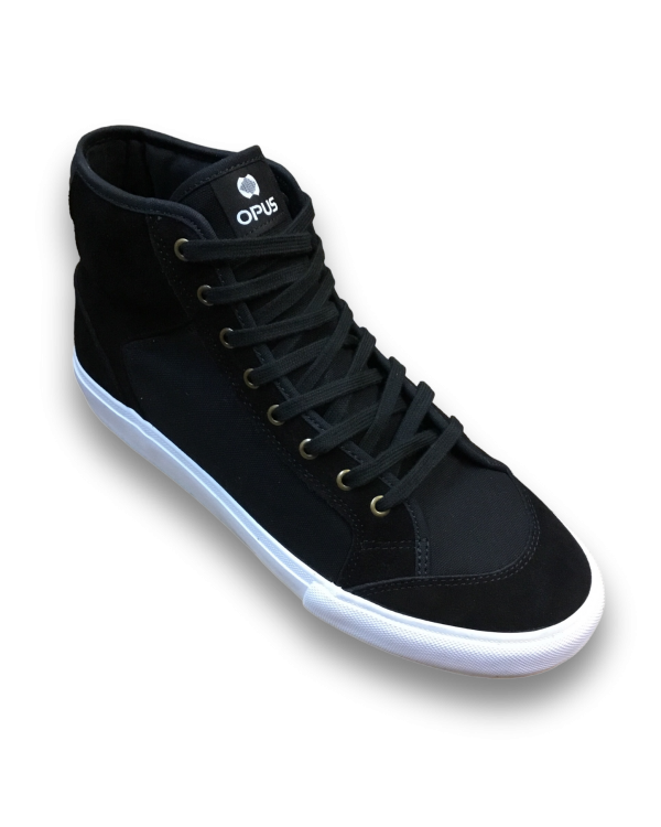 OPUS | Court Side Hi Shoe | Black / White