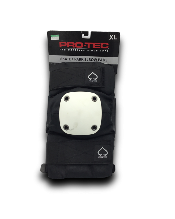 PROTEC | Skate / Park Elbow Pads| White Cap