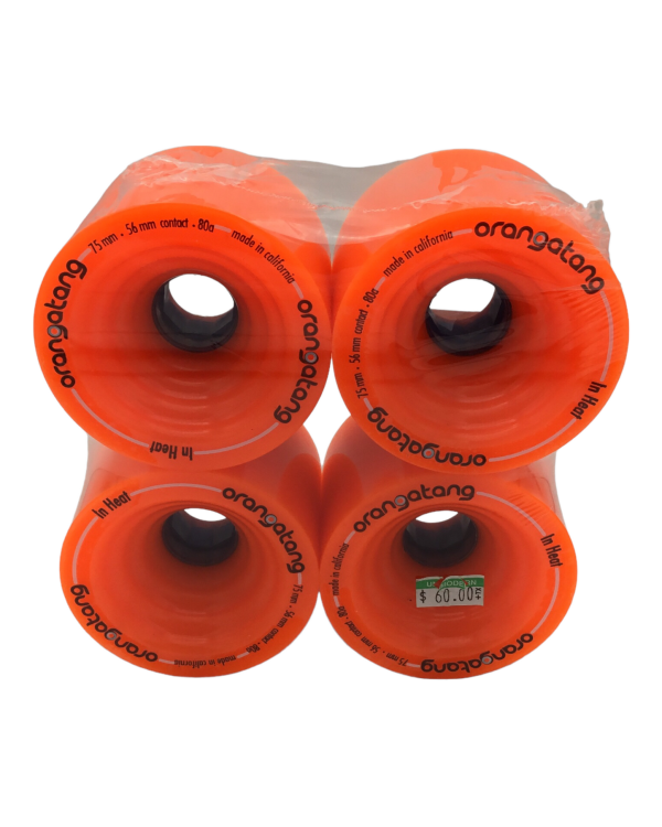 ORANGATANG | In Heat | 75mm 80a Orange Wheels