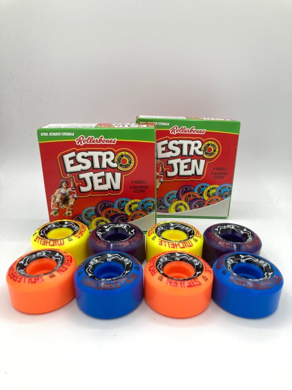 ROLLERBONES | Estro Jen Bowl Bombers | Michelle Steilen 8-Pack Wheels |  57mm 101a